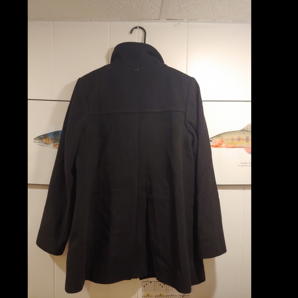 NWOT Pendleton Black Superfine Merino coat - Picture 3 of 5